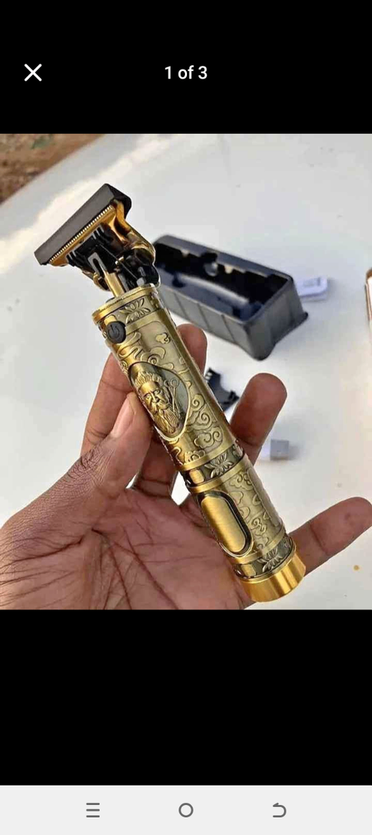 Rechargeable shaving machine