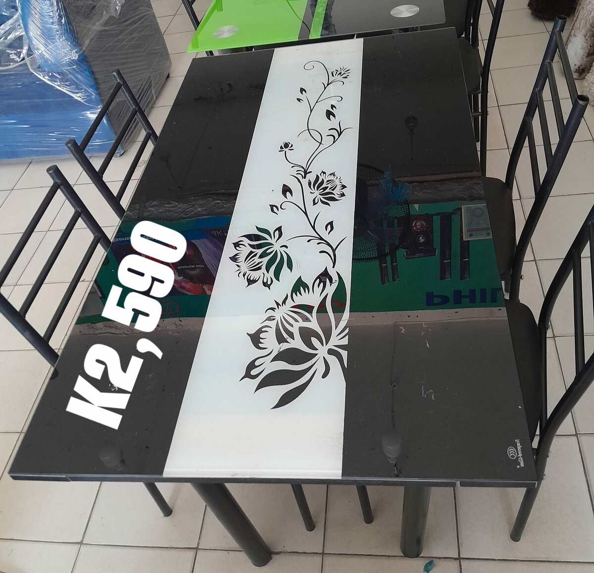 Dining table with chairs