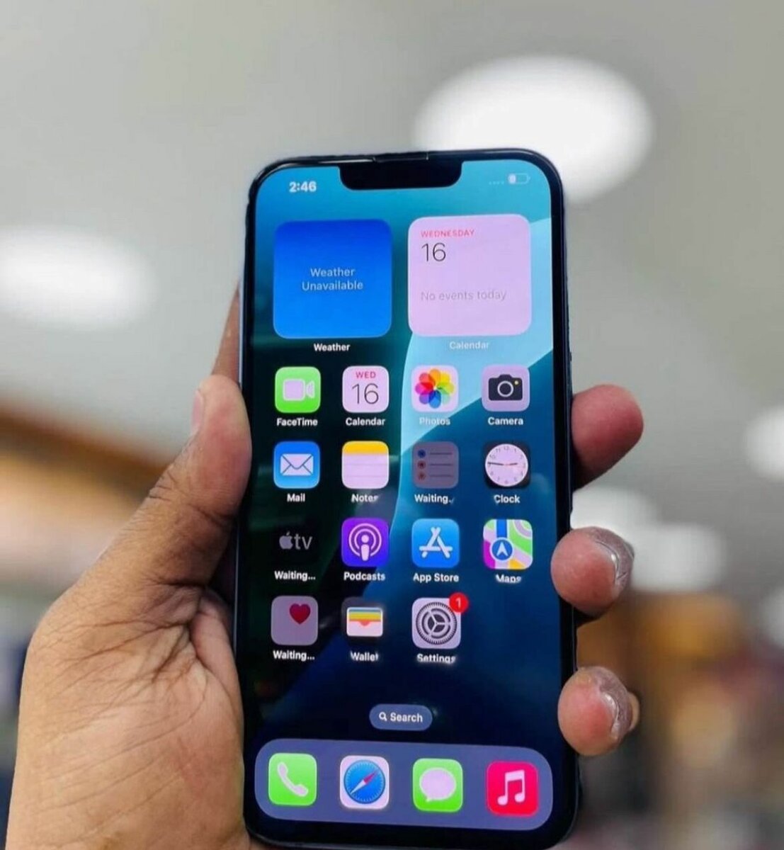 iPhone 13 Bleu Écran Retina