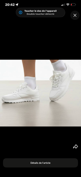 Baskets blanches mode