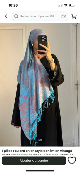 Pashmina style bohème