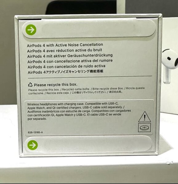 AirPods 4 with active cancellation and AirPods 4 available