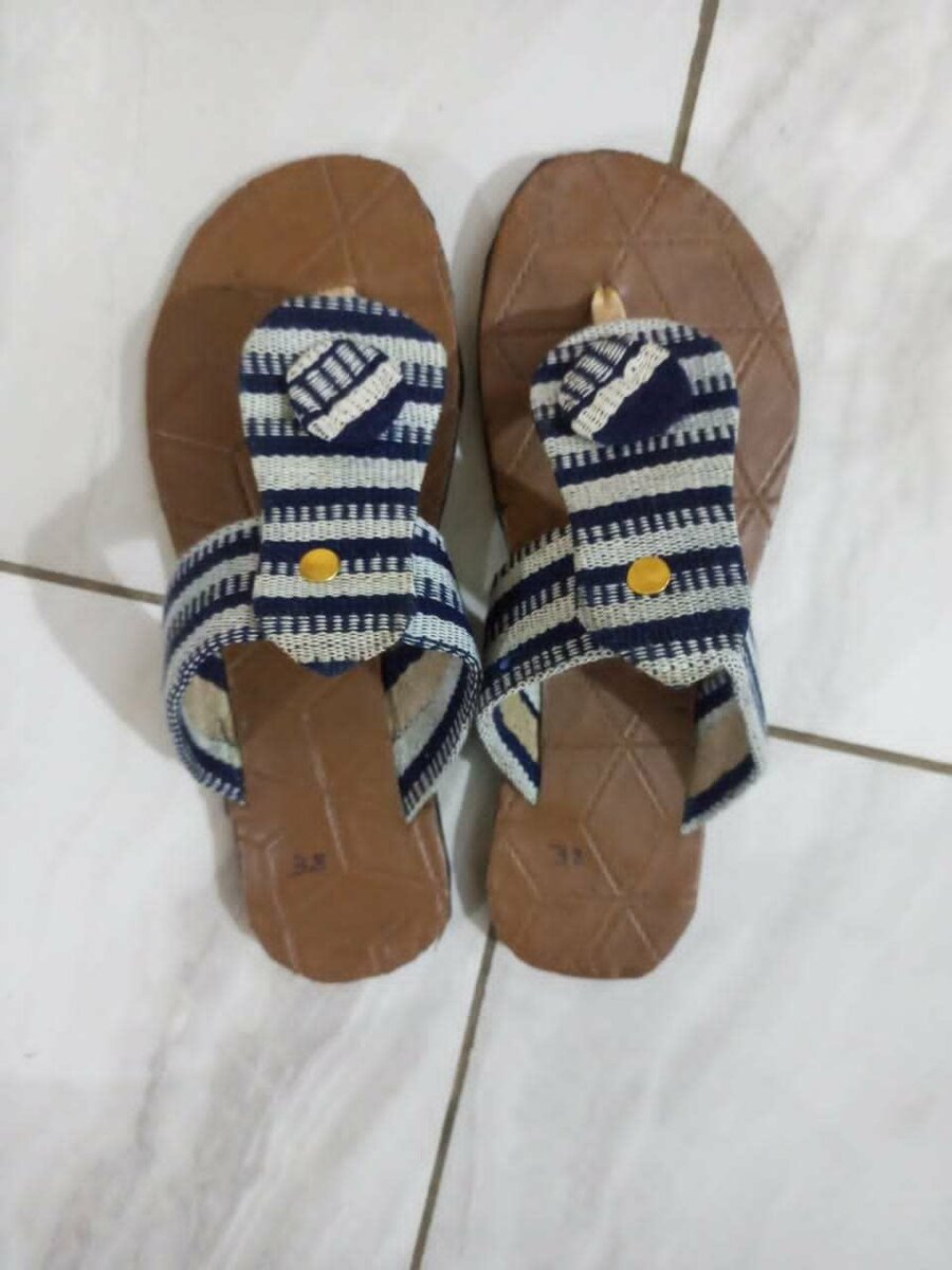 Sandales ethniques tissées