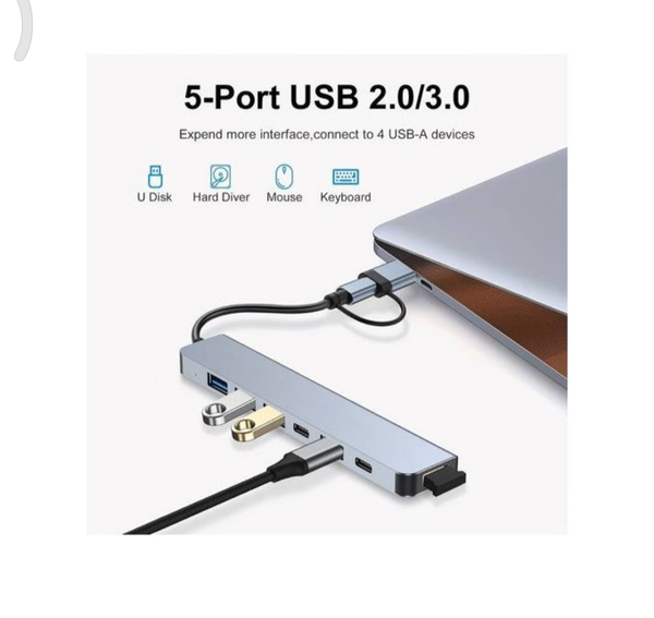 Hub 7in1  USB 3.0 - TYPE C SPL