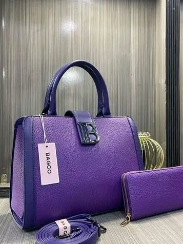 Sac à main violet chic