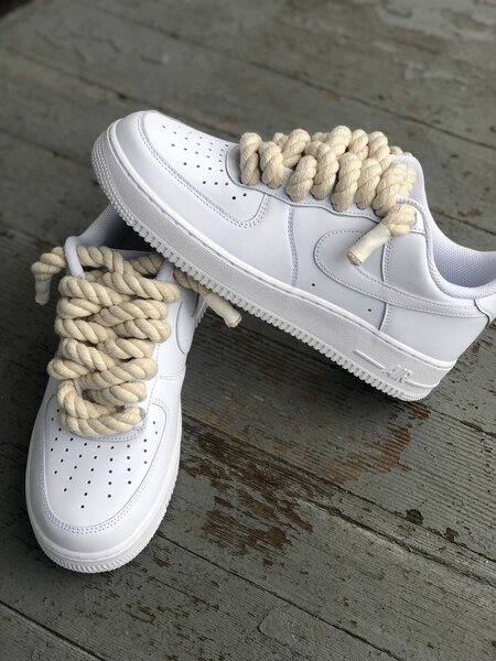 Air force 1 White gros lacets