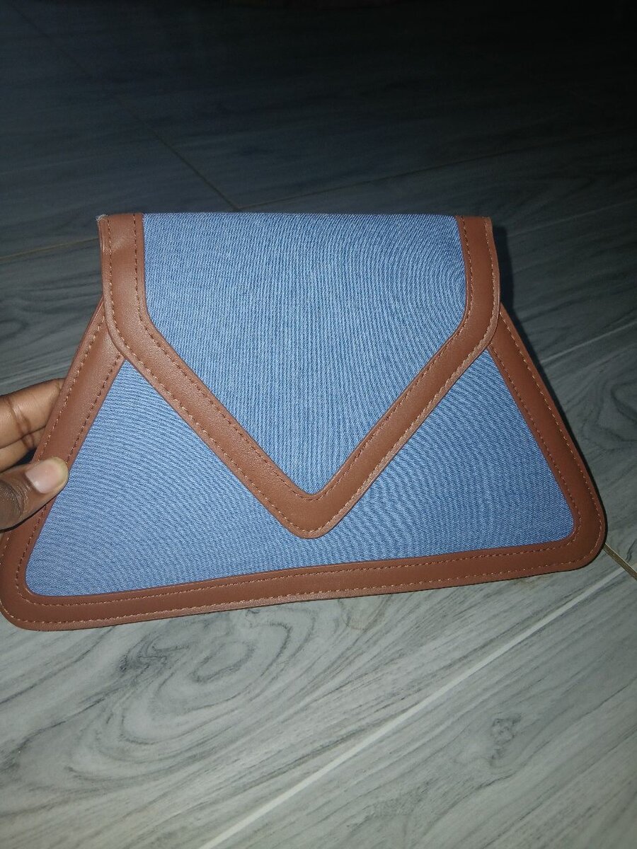 Sac en paille multicolore