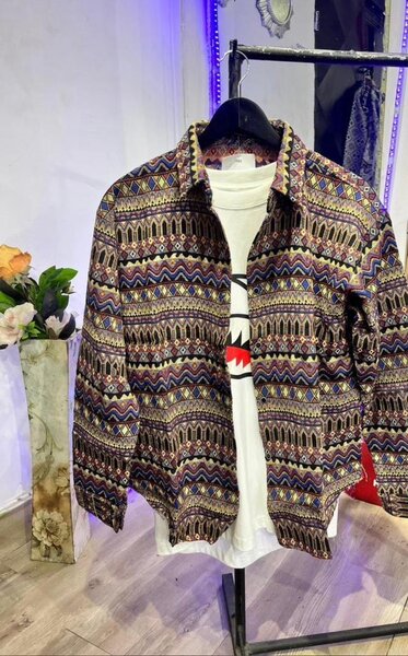 Chemise imprimée bohème