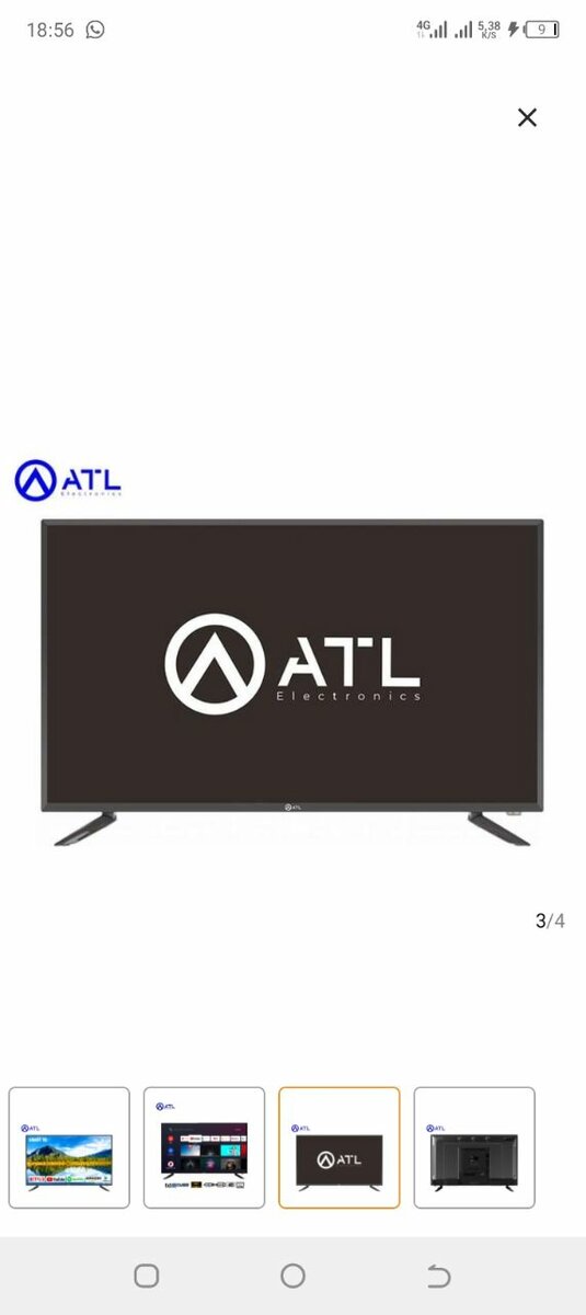 Téléviseur LED Smart ATL 43"