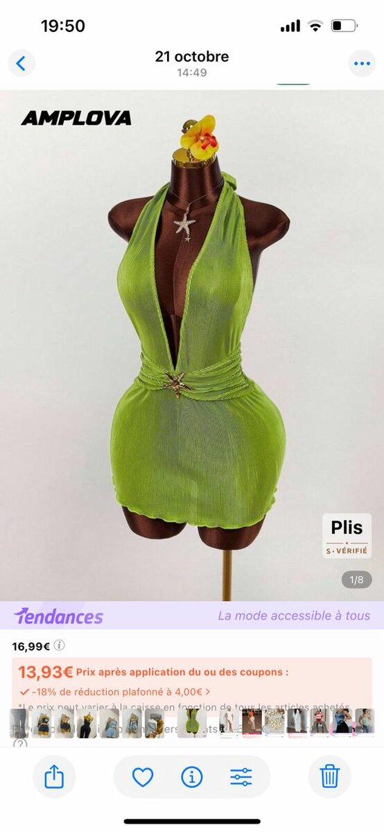 Robe noire élégante ajustée