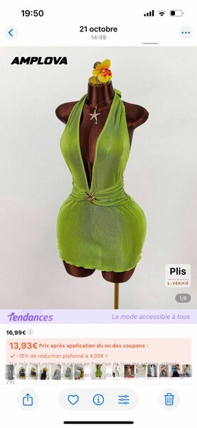 Robe noire élégante ajustée