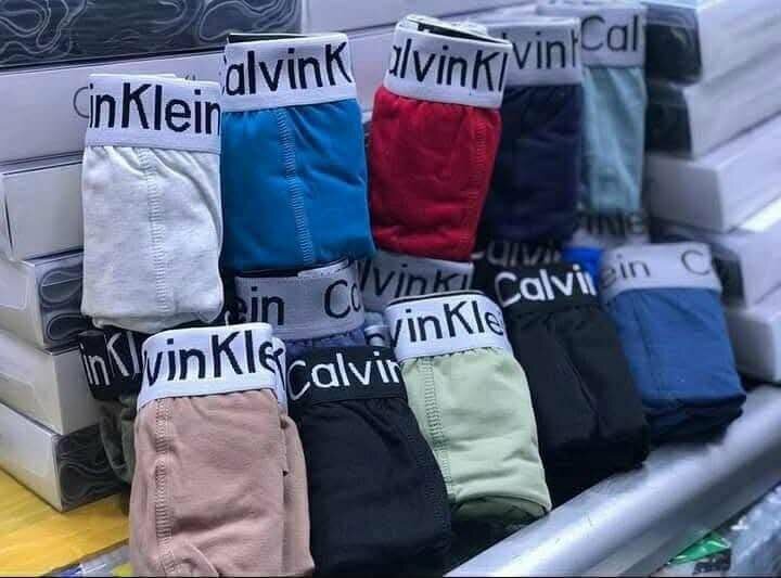 Calvin Klein and Versace boxers