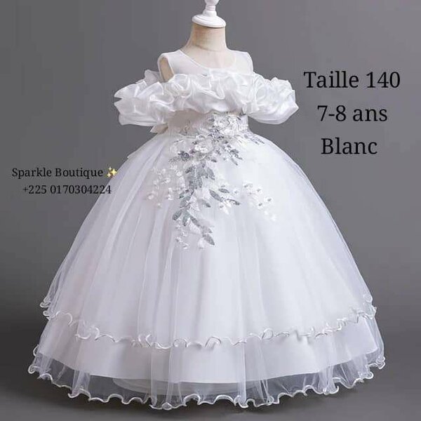 Robe princesse 7 et 8 ans