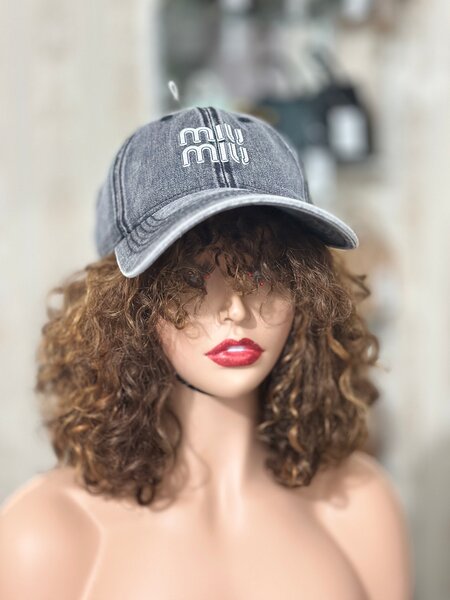 Casquette en denim Miu Miu