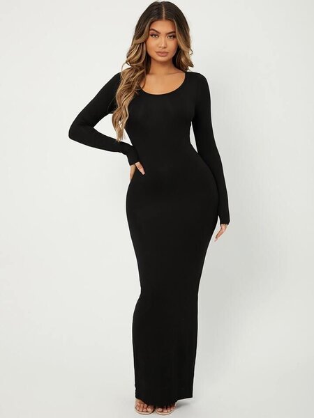 Robe moulante longue élégante
