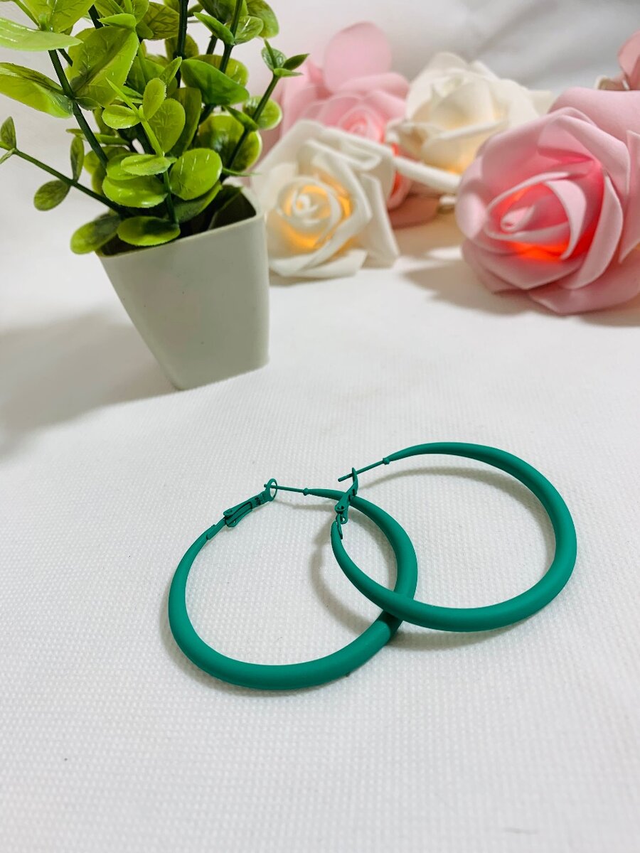 Circle Hoops Earrings