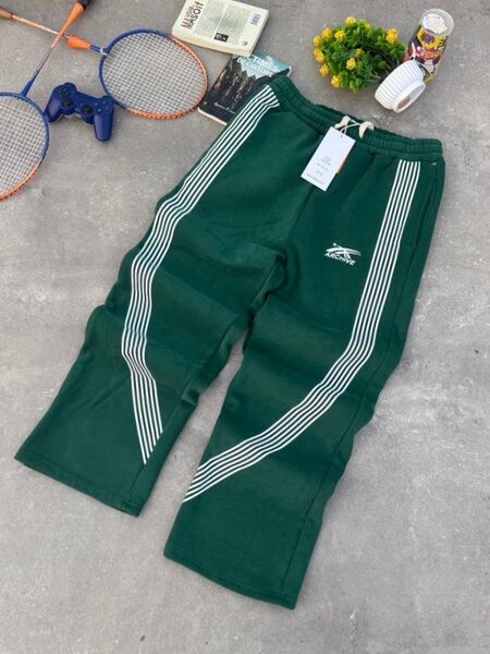 Pantalon de sport vert unisexe