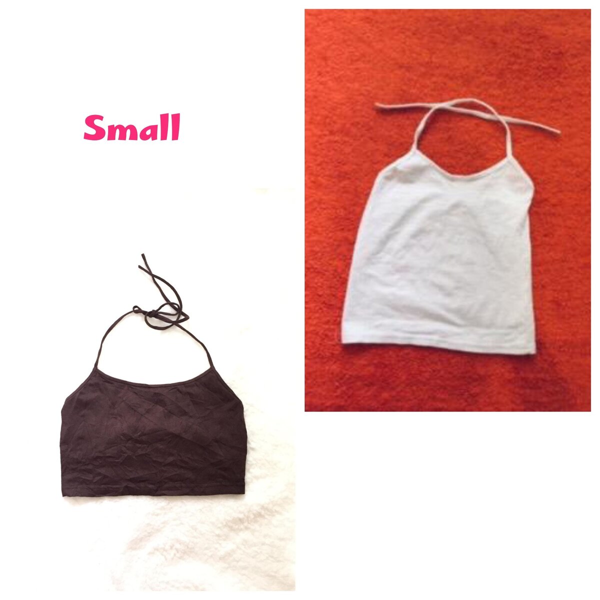 Salaula crop tops and tops