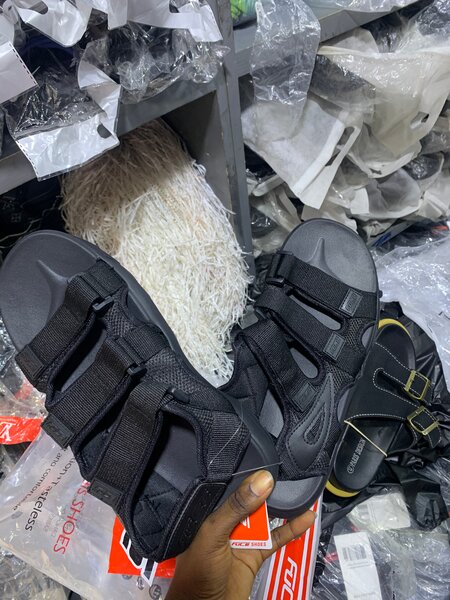 Sandales en cuir confort