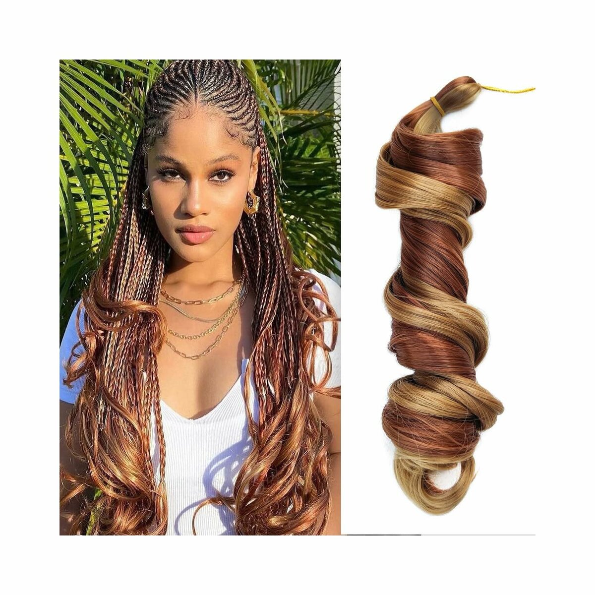 Spiral curls 100 gram  24 inch 4 to 6 bundle needed