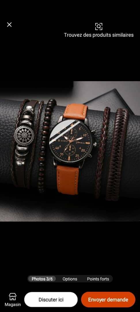 Montre Bracelet Homme Élégant