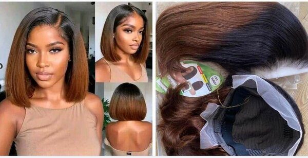 Perruque Bob Naturelle