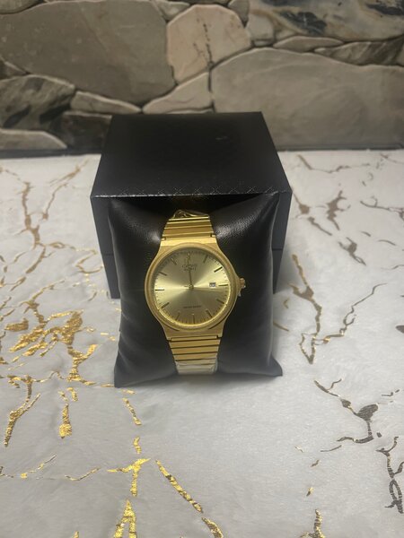 Luxe montre dorée homme