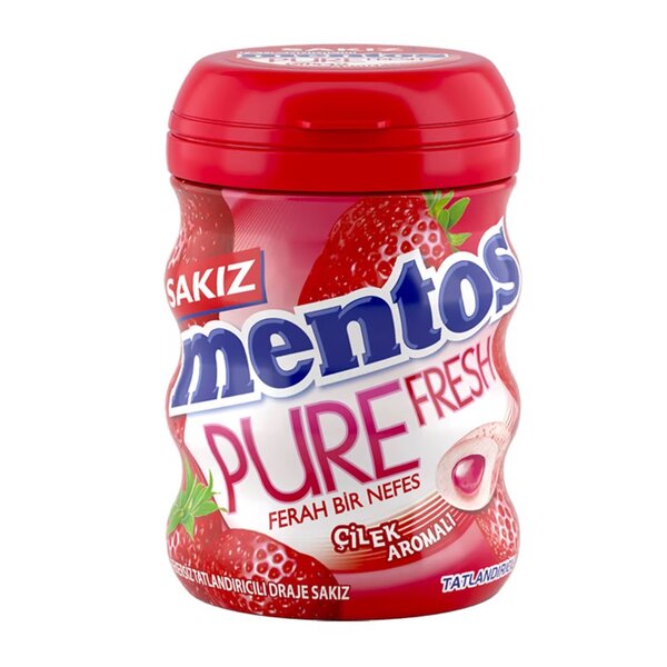 Mentos Gum Fraise Pure Fresh