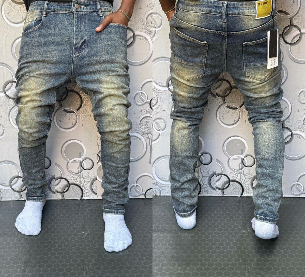 Jeans amples pour hommes
