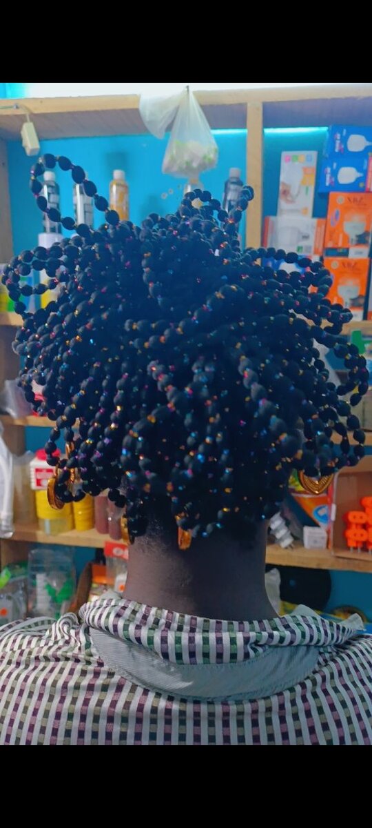 Extensions en perles pour cheveux