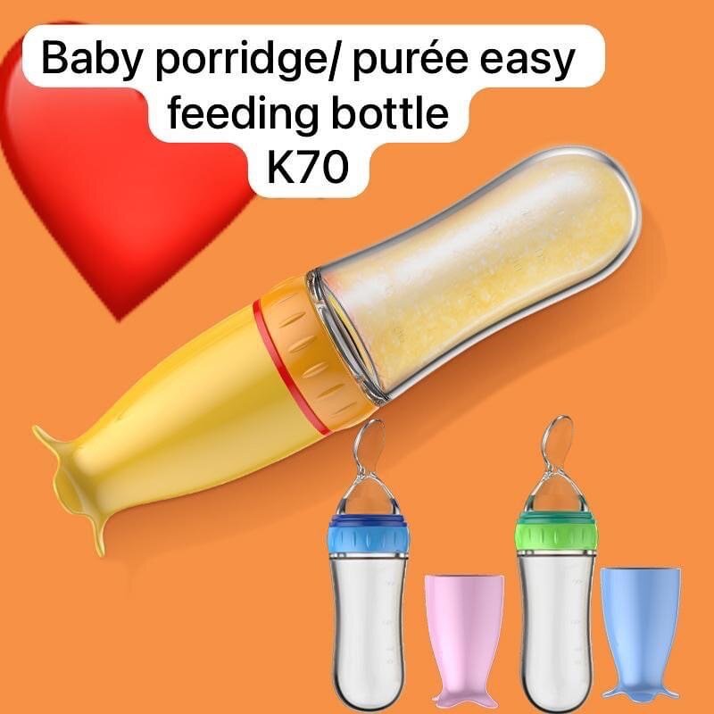 Baby porridge/purée feeding bottle
