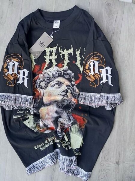 T-shirt oversize imprimé mode