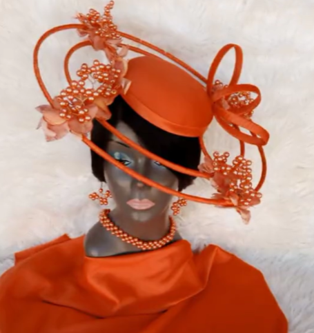 Women's headdress for a wedding celebration