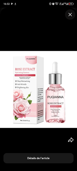 Sérum Hydratant Rose Extrait