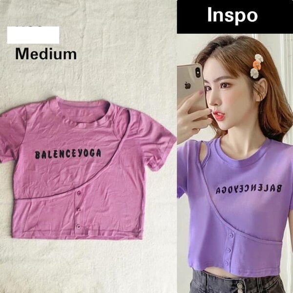 Salaula crop tops and tops