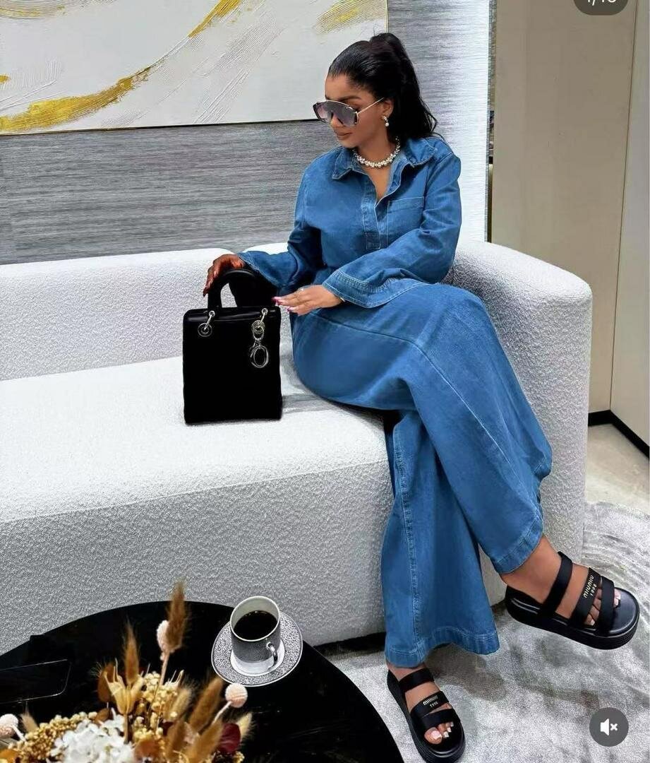 Robe en jean élégante