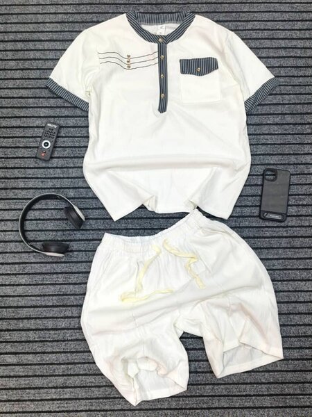 Ensemble Décontracté Homme Blanc