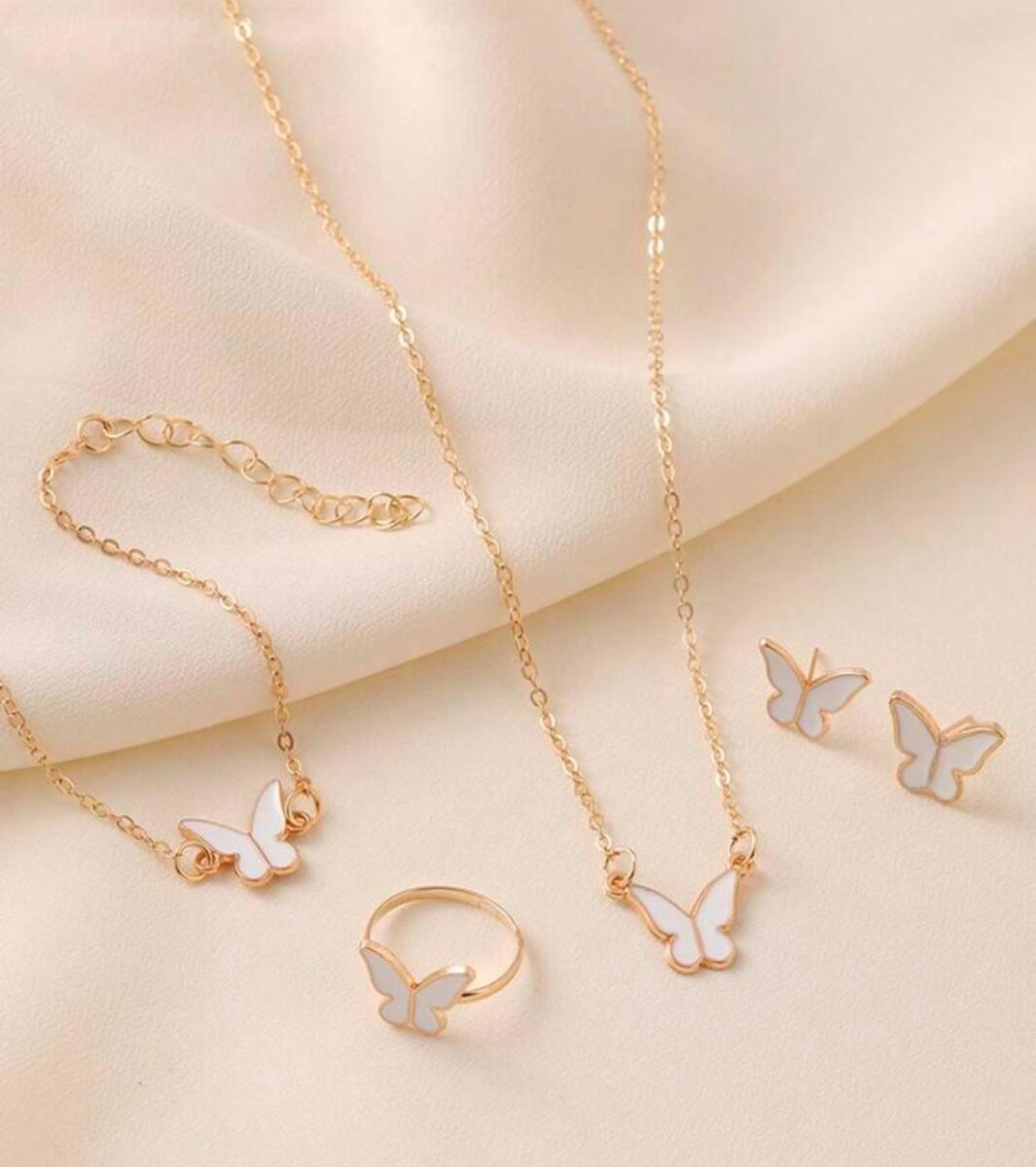 Ensemble Bijoux Papillon Élégant