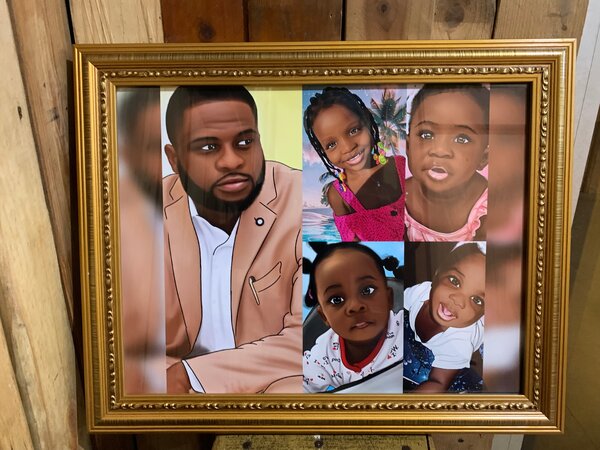 Portraits personnalisés encadrés