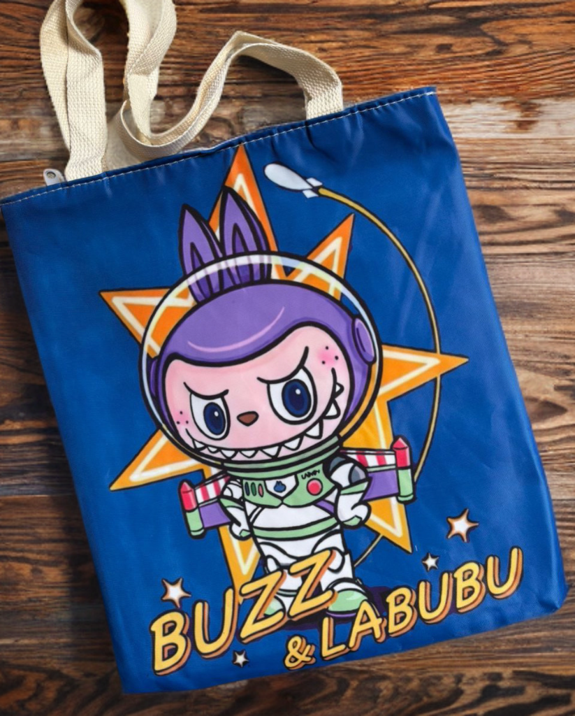 Tote bag design animé