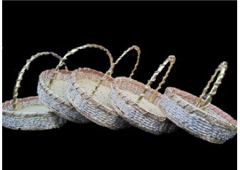Beautiful Cane Basket Fruit & Multipurpose set of 5