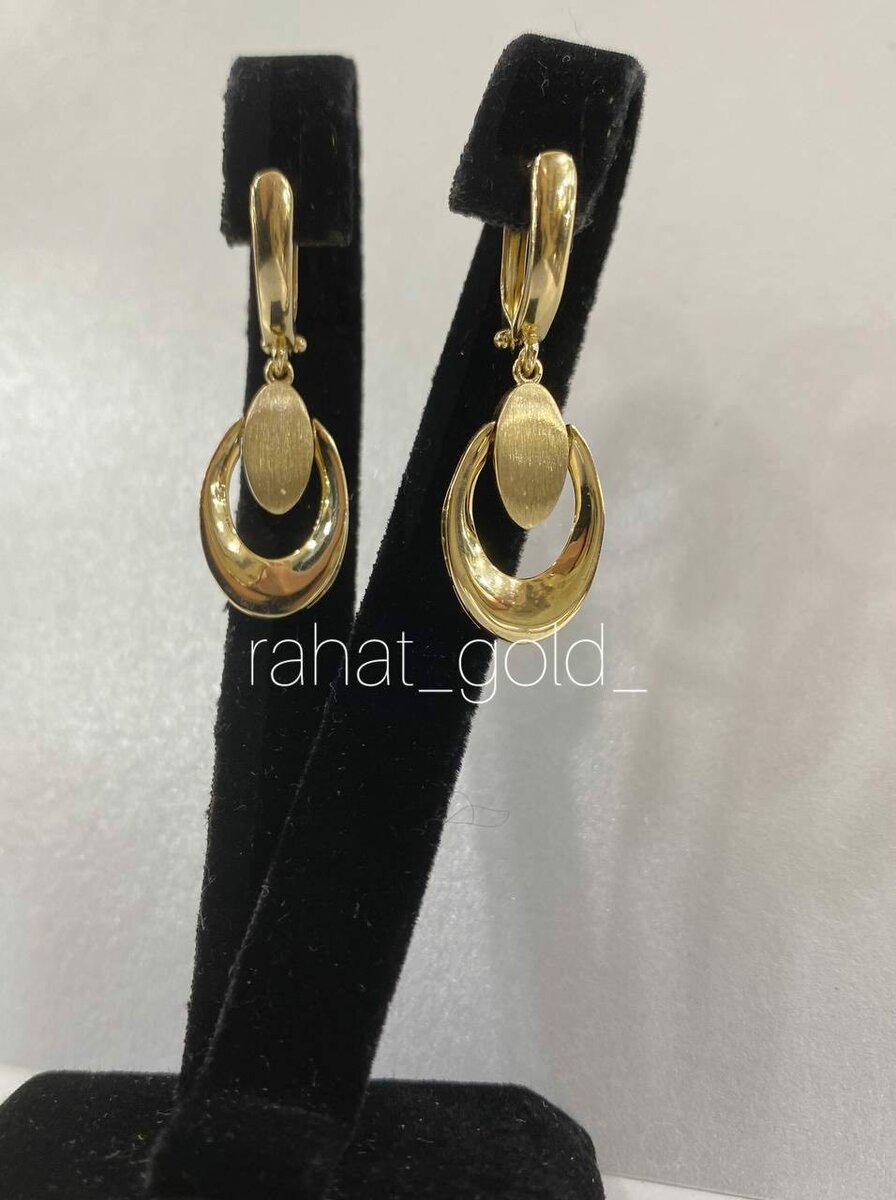 Висячие серьги на каждодневную носку