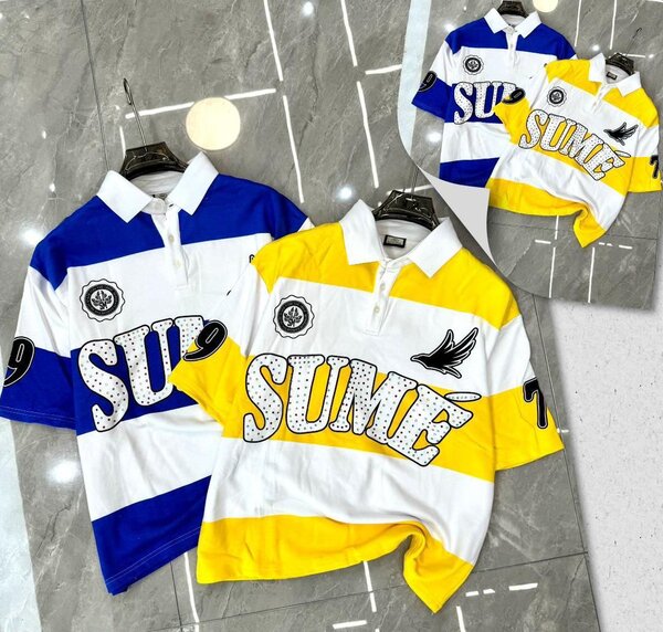 T-shirts rayés imprimés