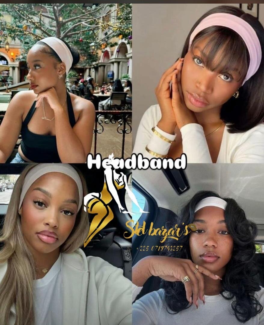 Bandeaux en tissu colorés