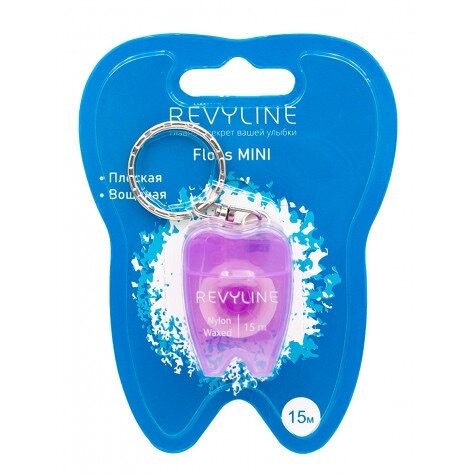 Зубная нить вощеная Revyline floss mini, 15 m