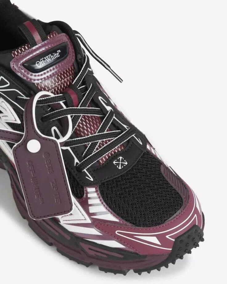 Off white Purple sneakers