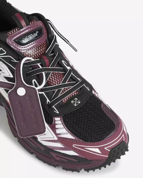 Off white Purple sneakers