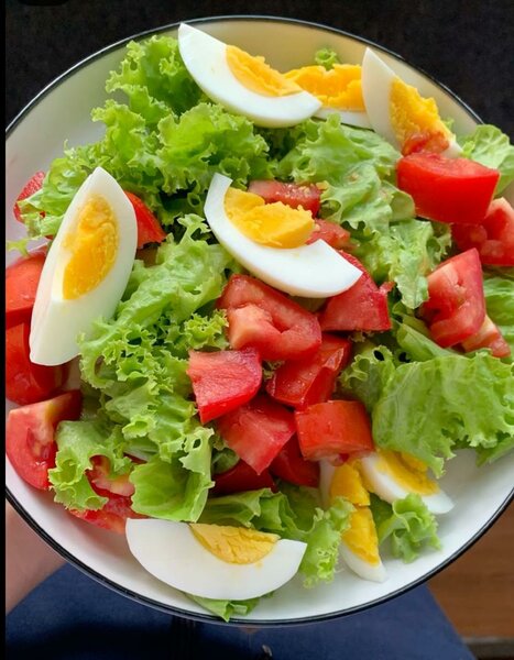 Salade fraîcheur avocat oeuf
