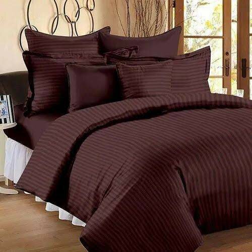 Fusing Satin Double Bedsheet