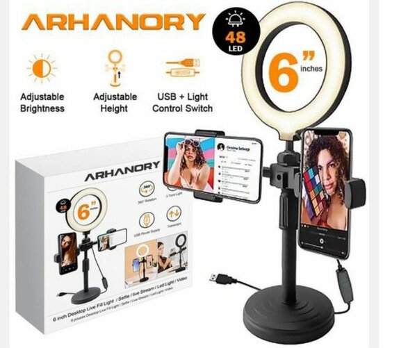 Trépied avec lumière LED